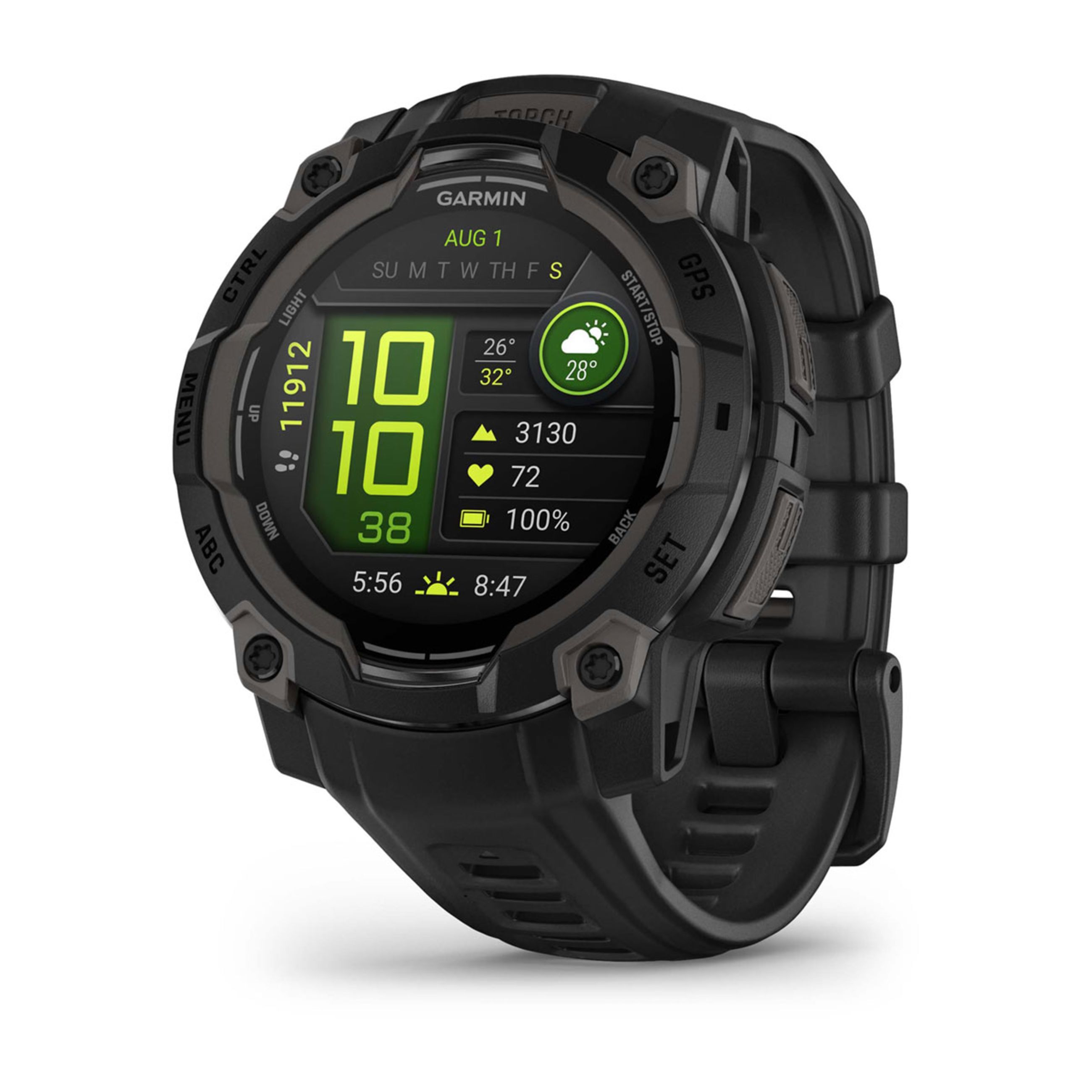 Instinct E – 45 Mm - Black With Black Band