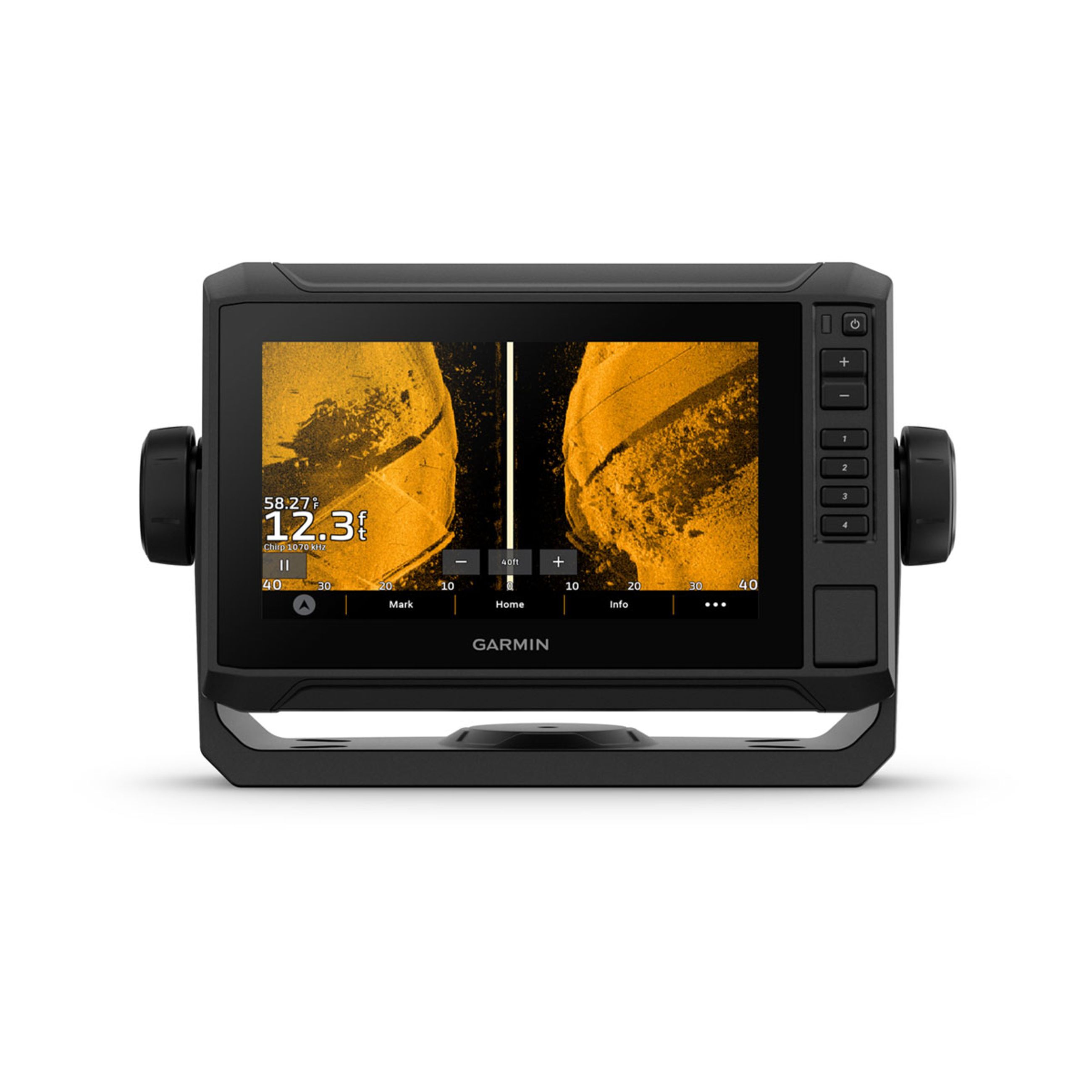 Echomap Uhd2 5" Cv Chartplotters - 73Sv Without Transducer; Includes Garmin Navionics+ U.S. Inland Mapping