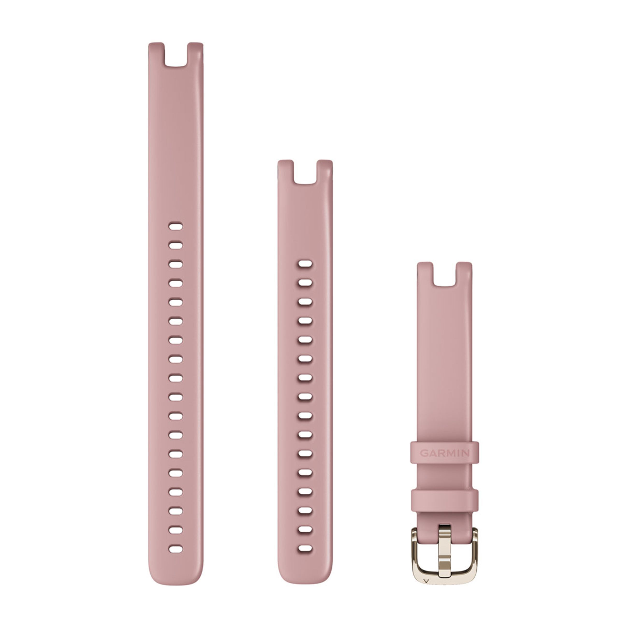 Lily Bands (14 Mm) - Dust Rose With Cream Gold Hardware