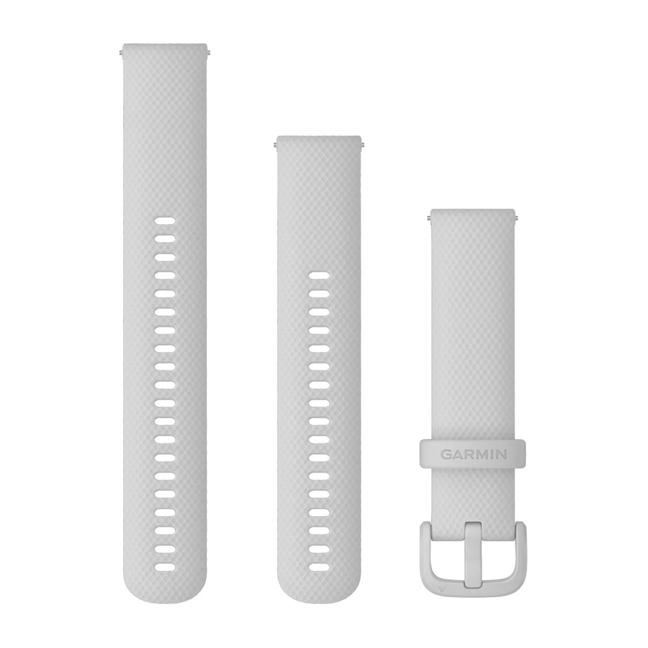 Quick Release Bands (20 Mm) - Mist Gray Silicone Band