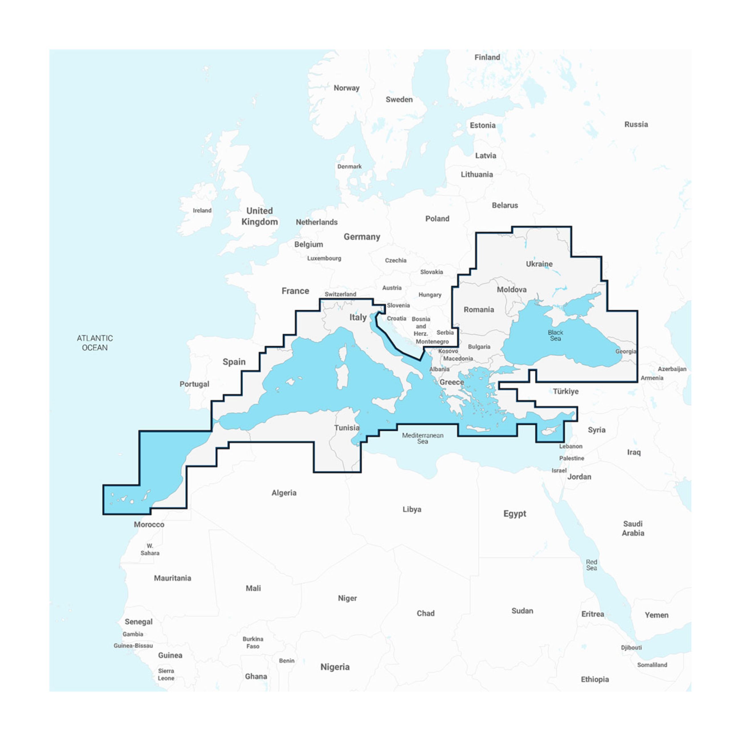 Adriatic & Ionian Sea - Marine Charts - Navionics Boating App | One-Year Subscription