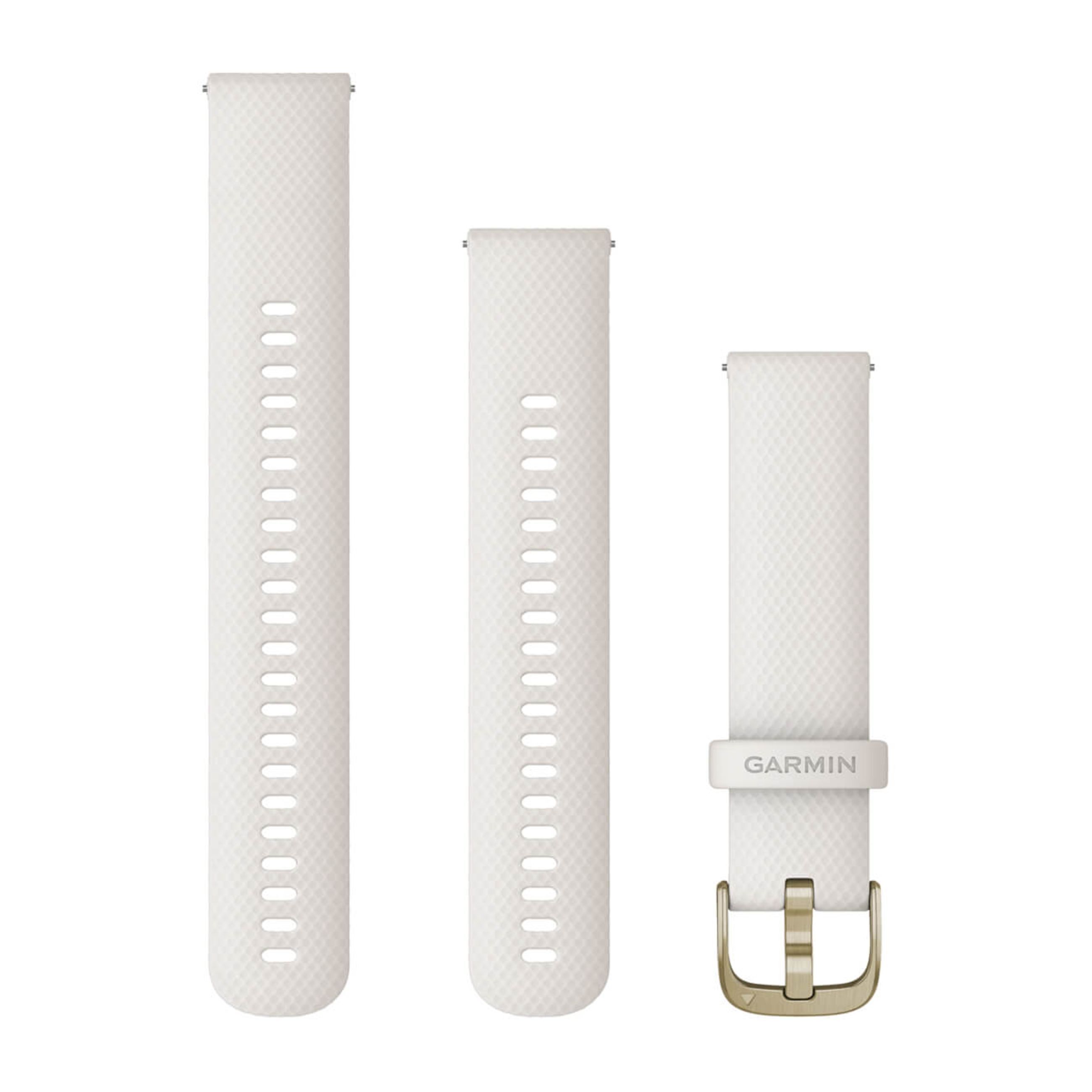 Quick Release Bands (20 Mm) - Ivory With Cream Gold Hardware