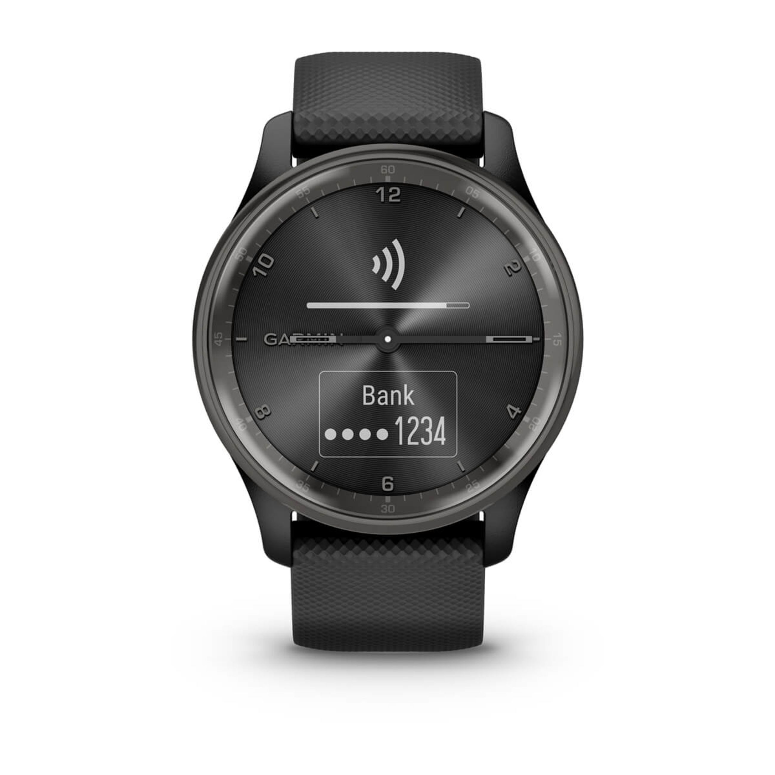 VíVomove Trend - Slate Stainless Steel Bezel With Black Case And Silicone Band - Image 4