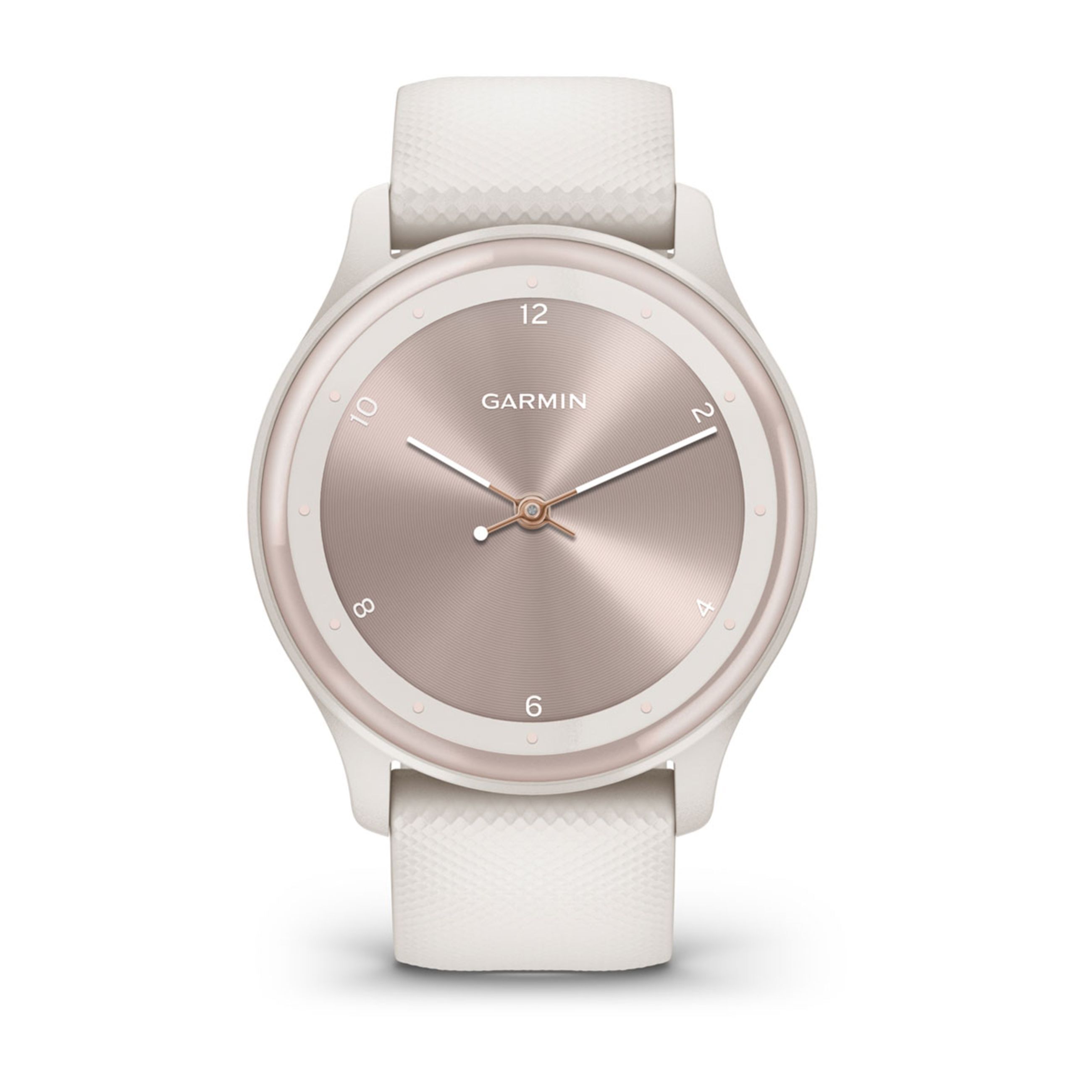 VíVomove Trend - Ivory Case And Silicone Band With Peach Gold Accents - Image 2
