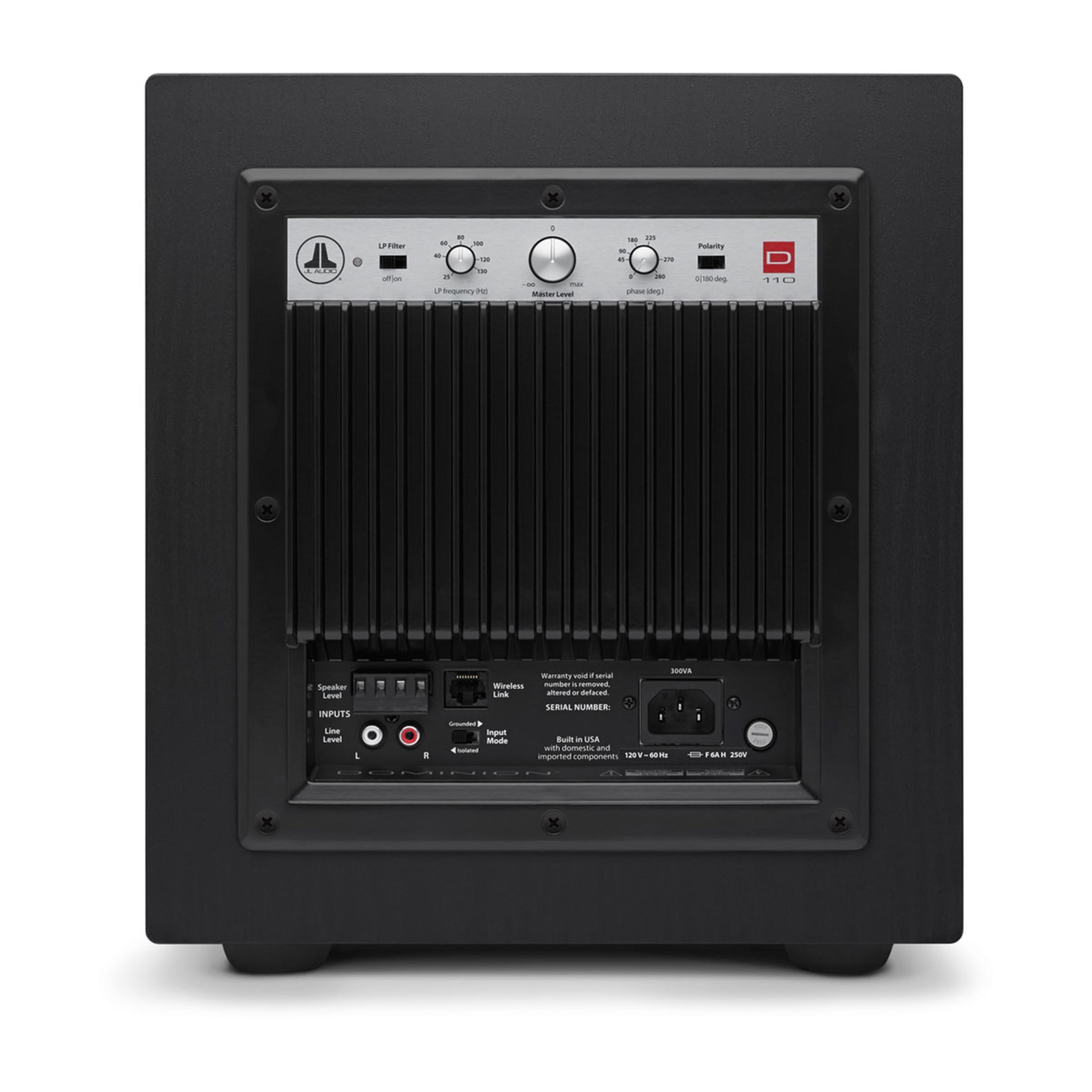 Jl Audio Dominion Powered Subwoofer - 10" With Black Ash Finish (D110-Ash) - Image 5