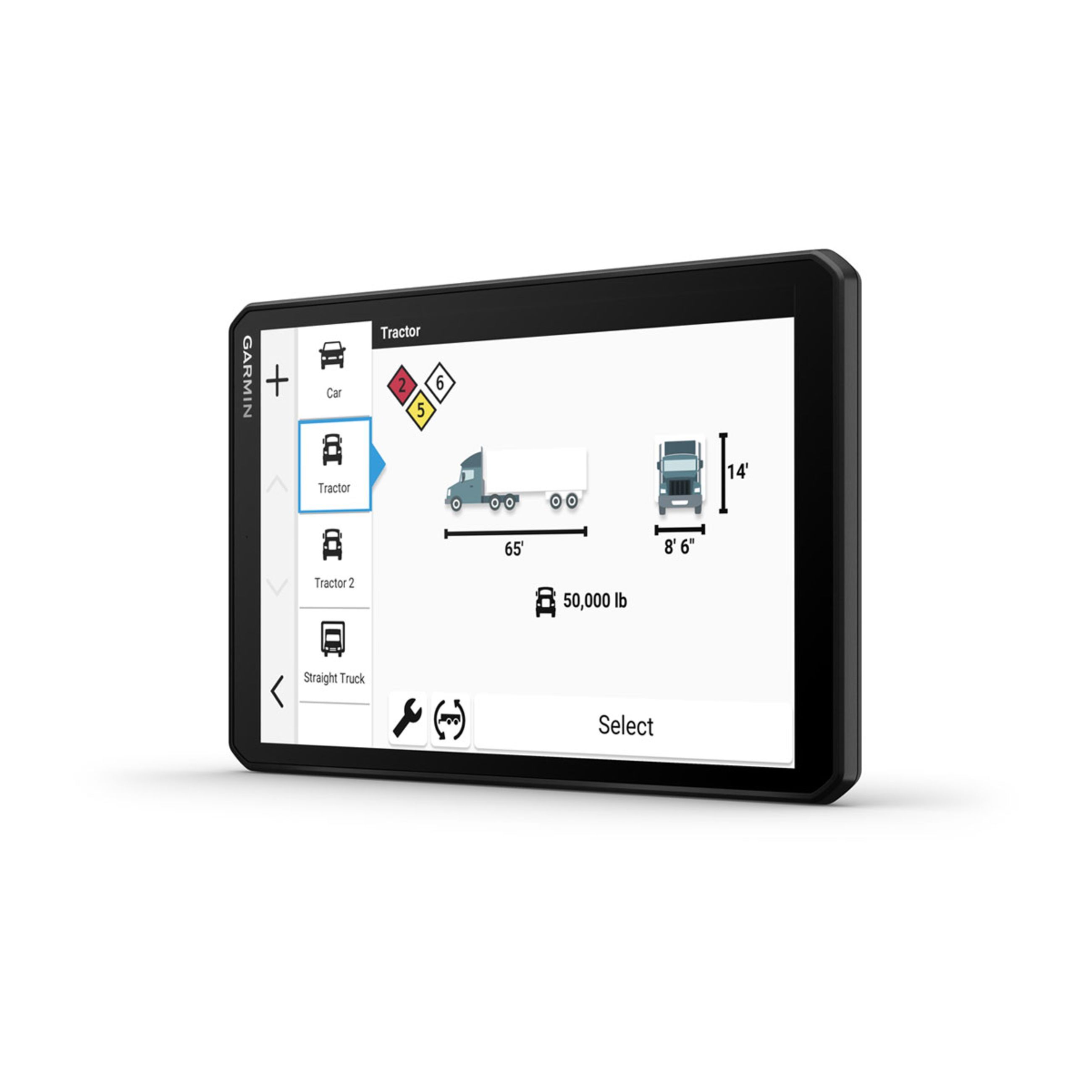 DēZl Otr720 - 8" Gps Truck Navigator With DēZl Headset 210 - Image 5
