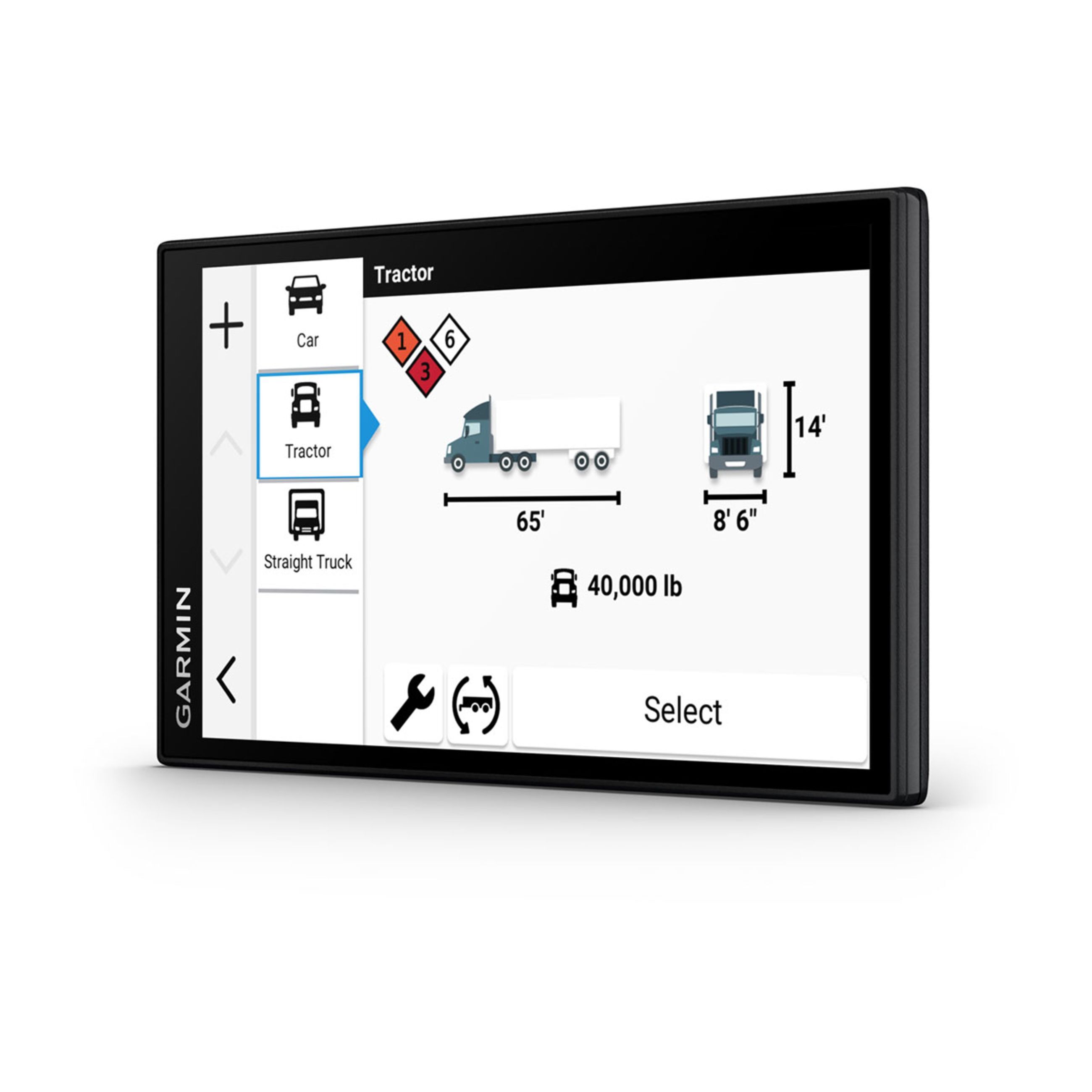 DēZl Otr720 - 6" Gps Truck Navigator With DēZl Headset 210 - Image 5