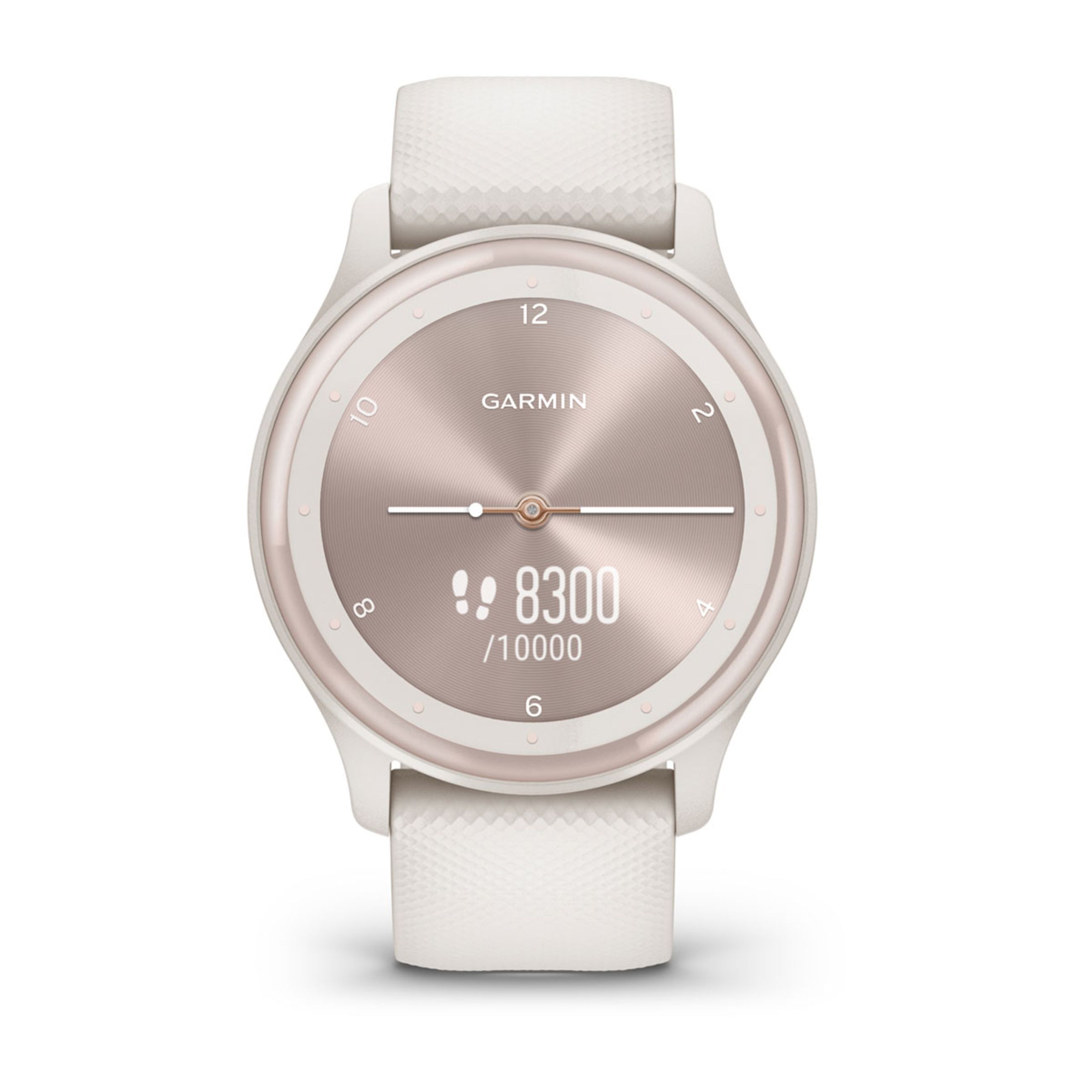 VíVomove Trend - Ivory Case And Silicone Band With Peach Gold Accents - Image 4
