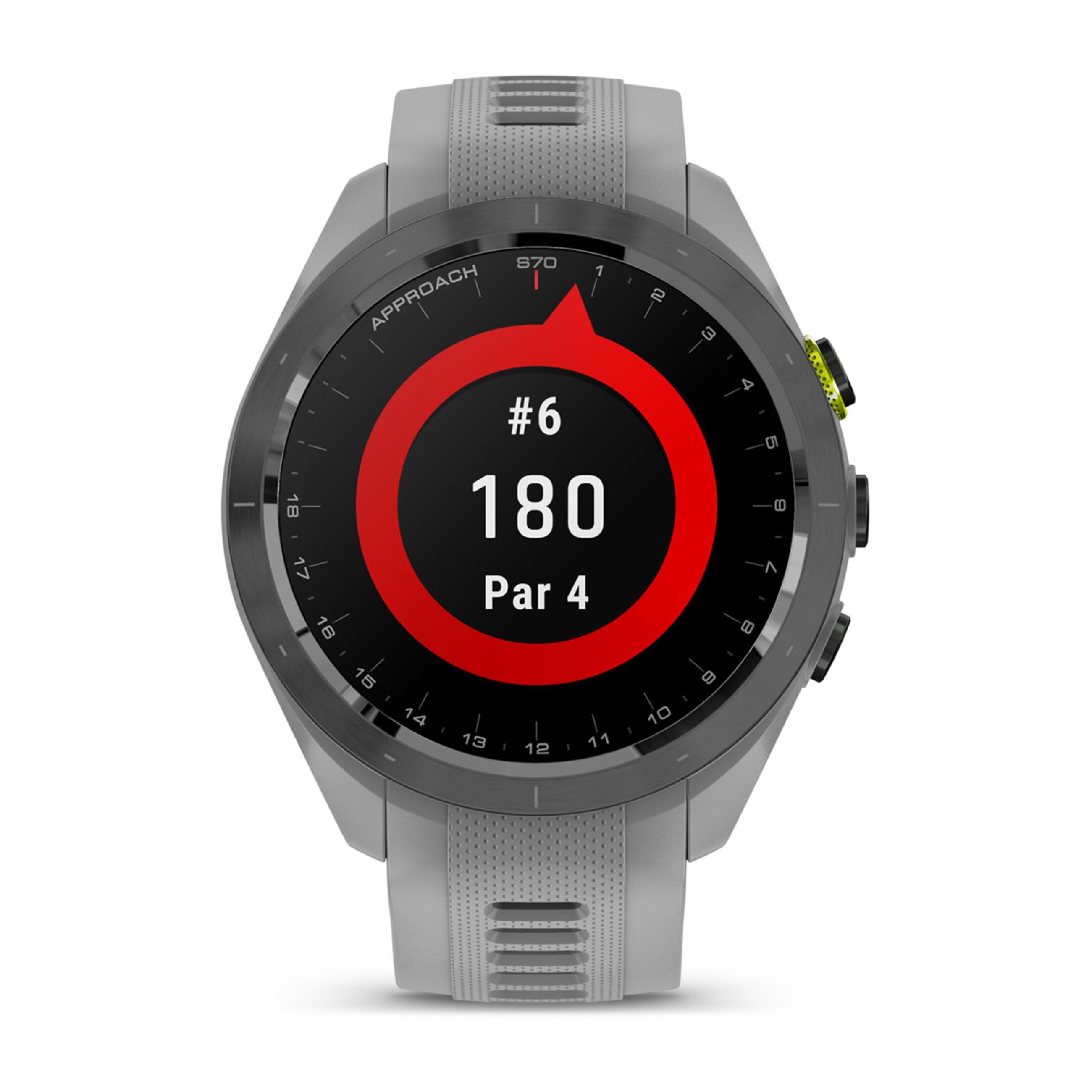 Approach S70 - 47 Mm - Black/Amp Yellow Ceramic Bezel With Powder Gray Silicone Band - Image 6