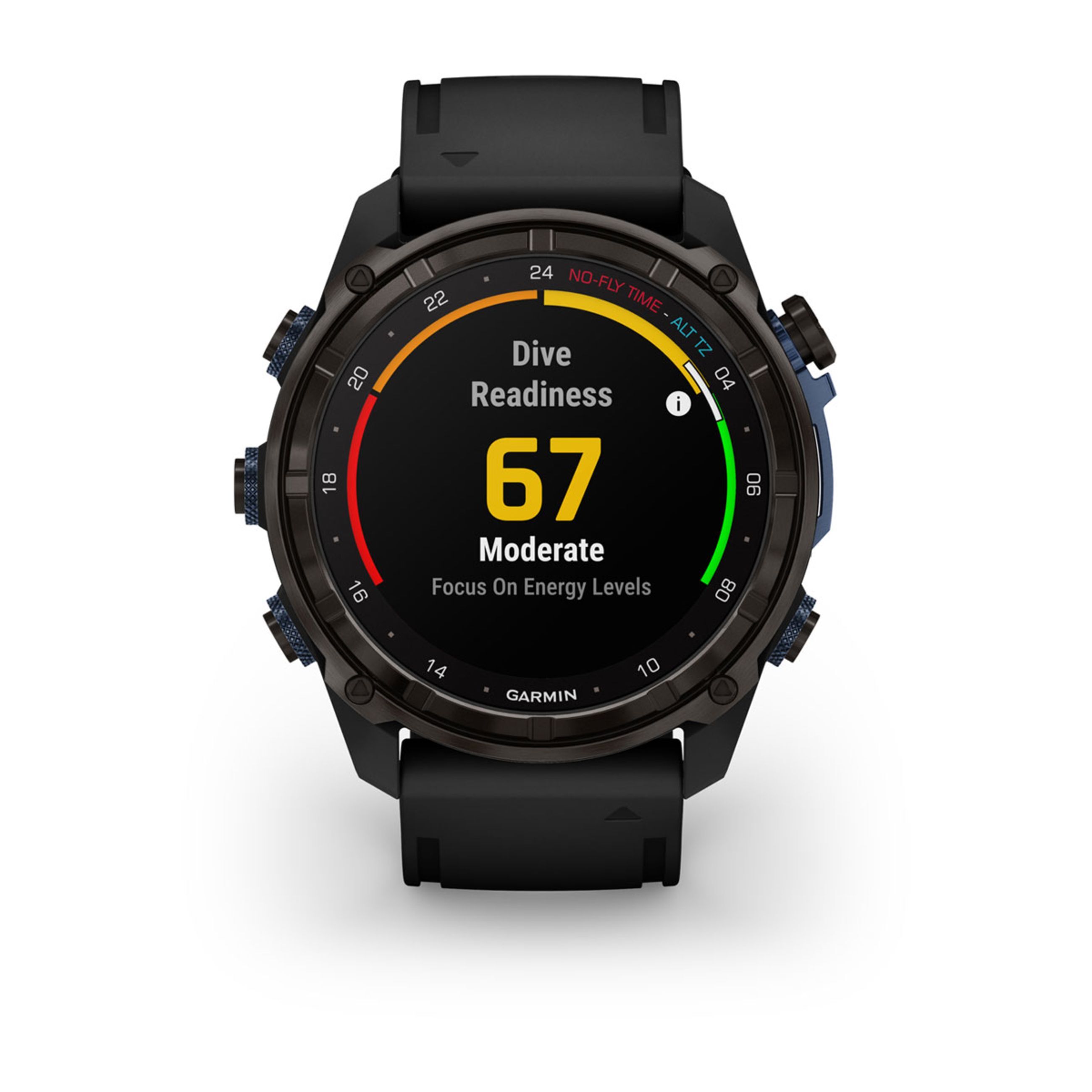 Descent Mk3 – 43 Mm - Carbon Gray Dlc Titanium With Black Silicone Band - Image 7
