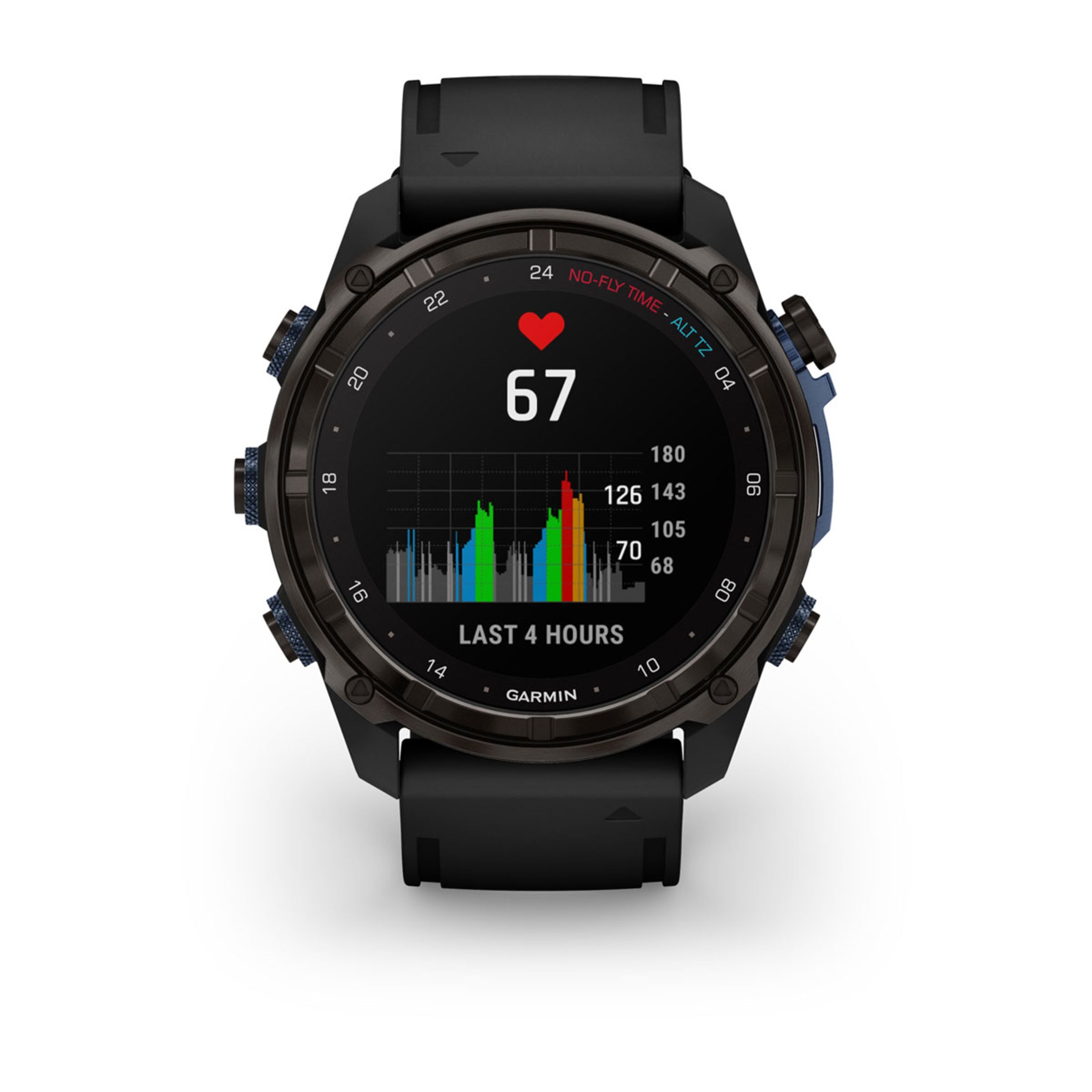 Descent Mk3 – 43 Mm - Carbon Gray Dlc Titanium With Black Silicone Band And Descent T2 Transceiver - Image 10