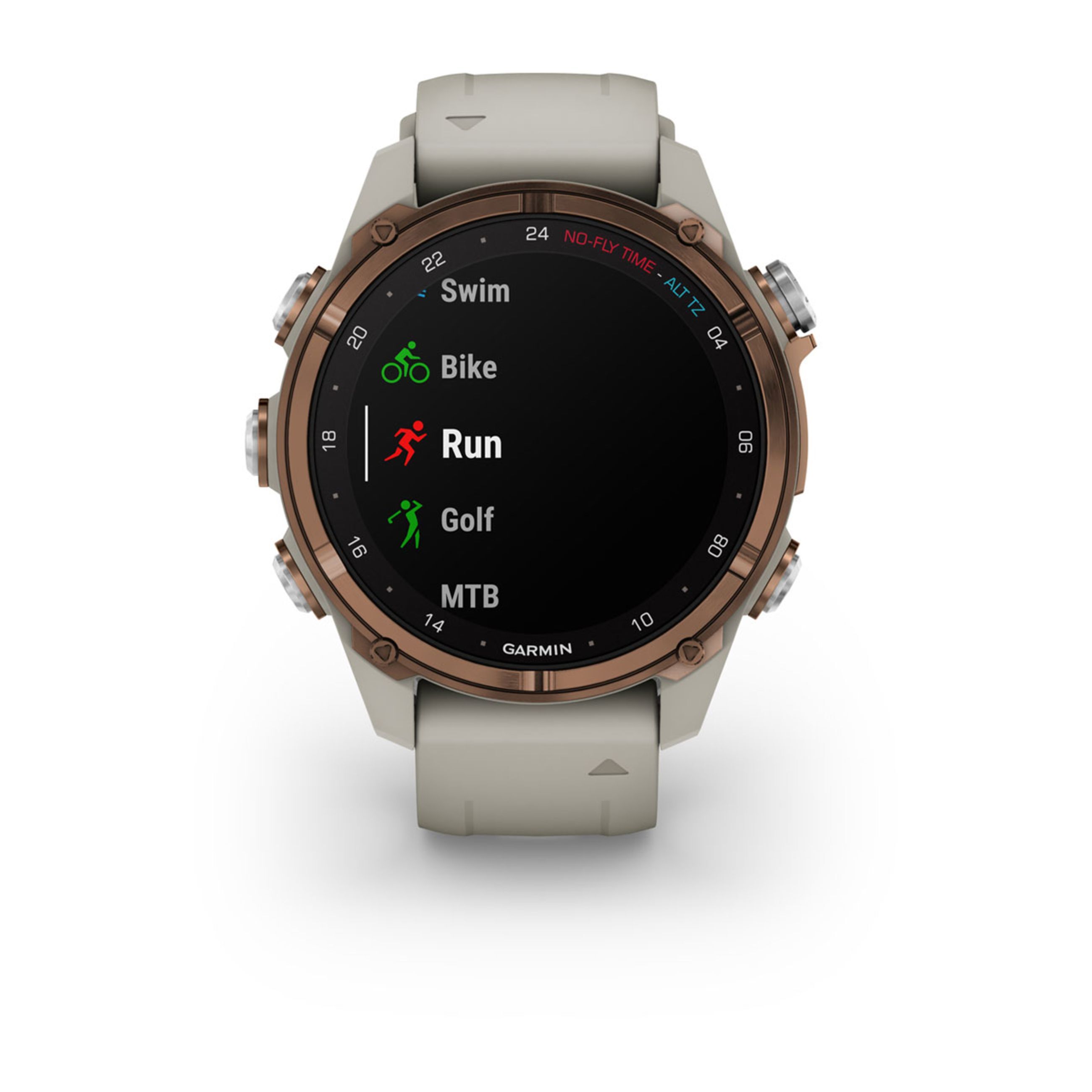 Descent Mk3 – 43 Mm - Bronze Pvd Titanium With French Gray Silicone Band - Image 11