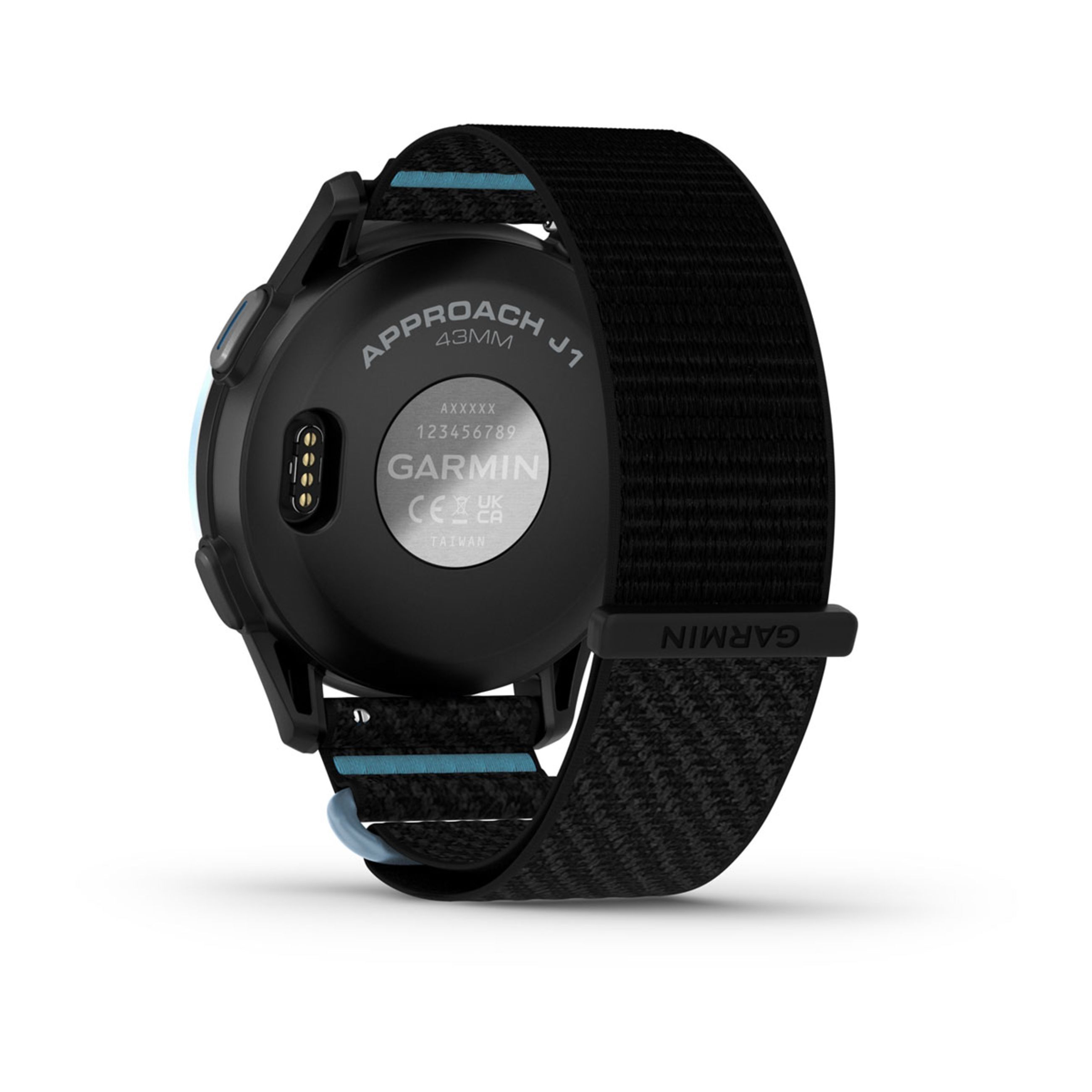 Approach J1 - Cloud Blue Aluminum Bezel With Black/Azure Comfortfit Fabric Band - Image 11