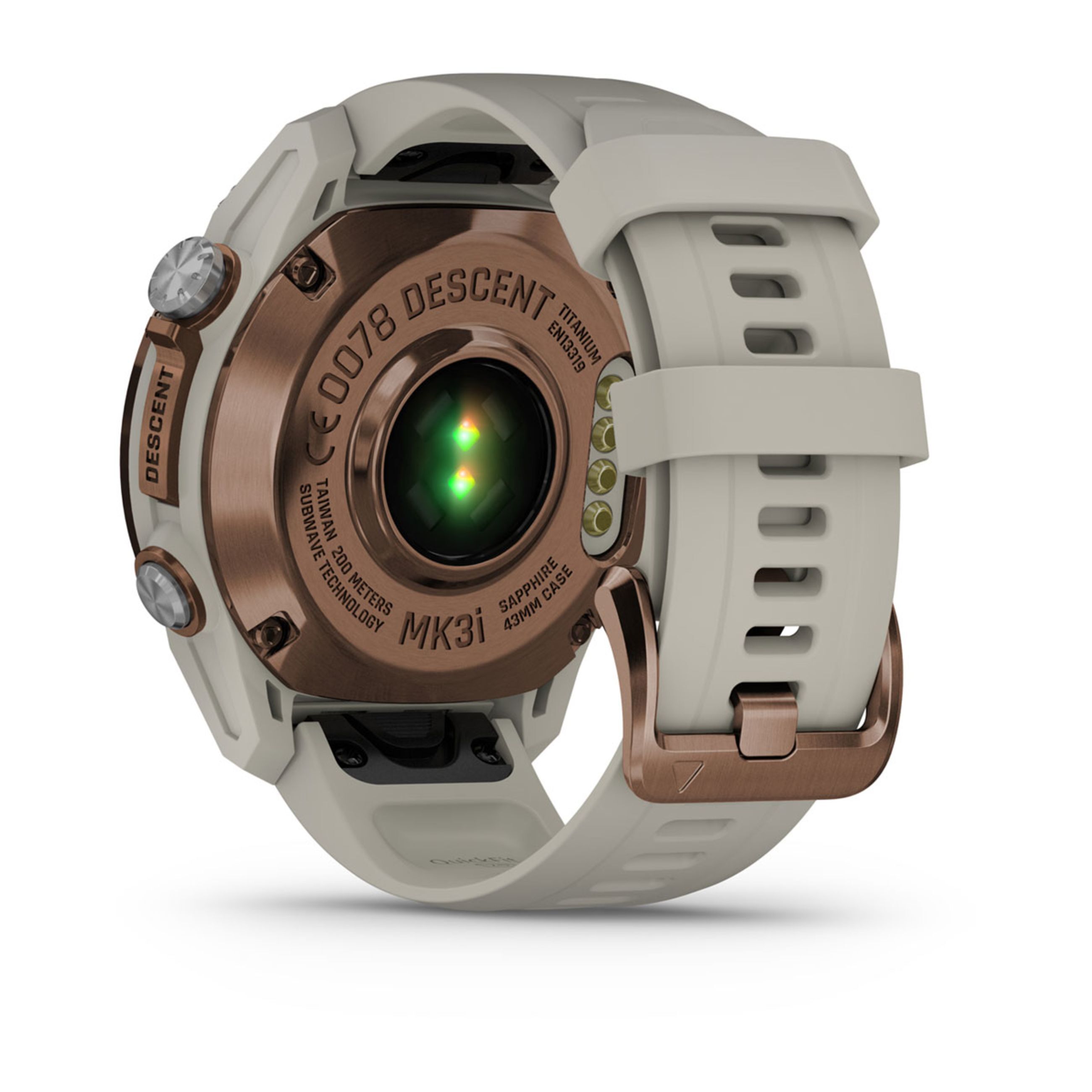 Descent Mk3 – 43 Mm - Bronze Pvd Titanium With French Gray Silicone Band - Image 12