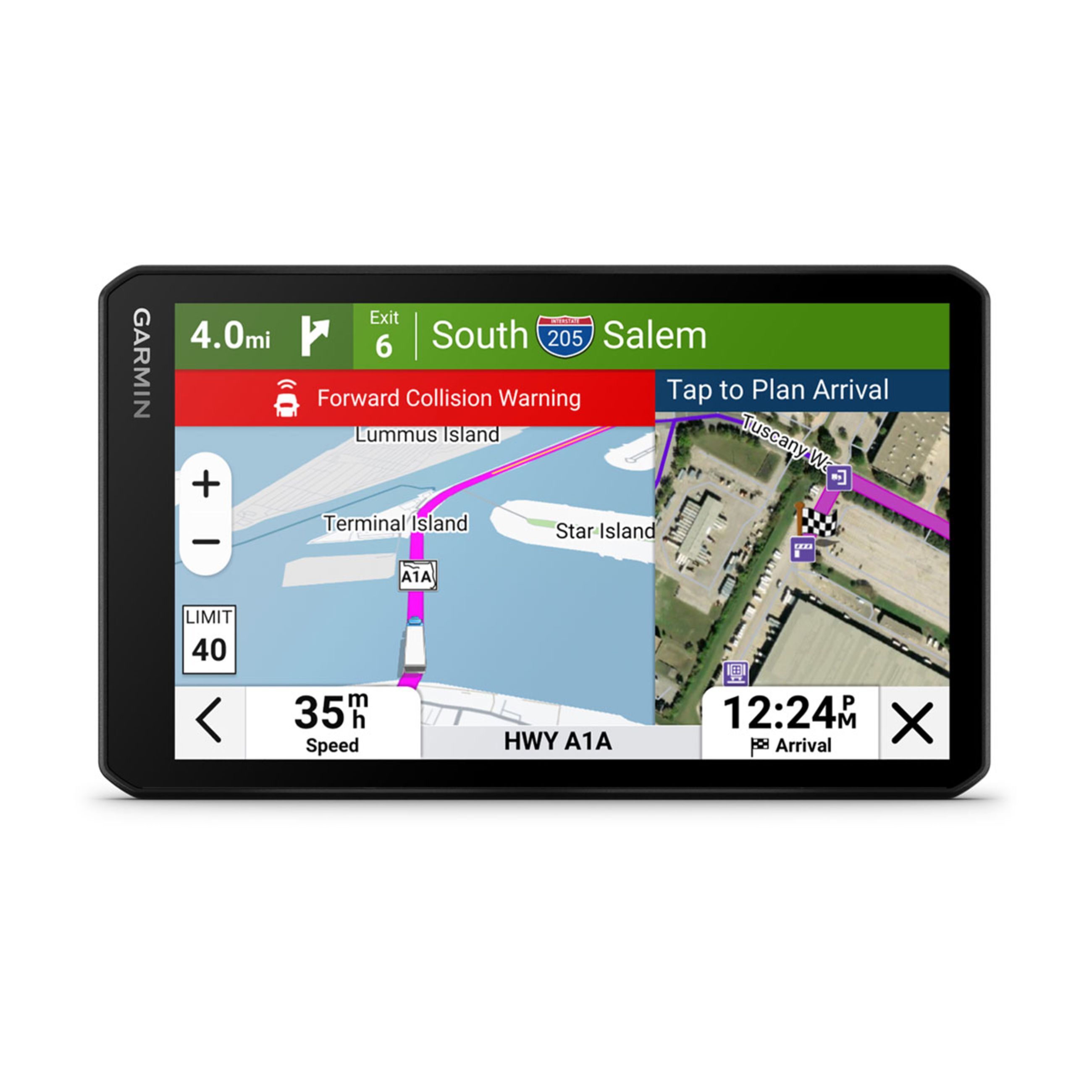 DēZl Otr720 - 7" Gps Truck Navigator With Built-In Dash Cam And DēZl Headset 210 - Image 2