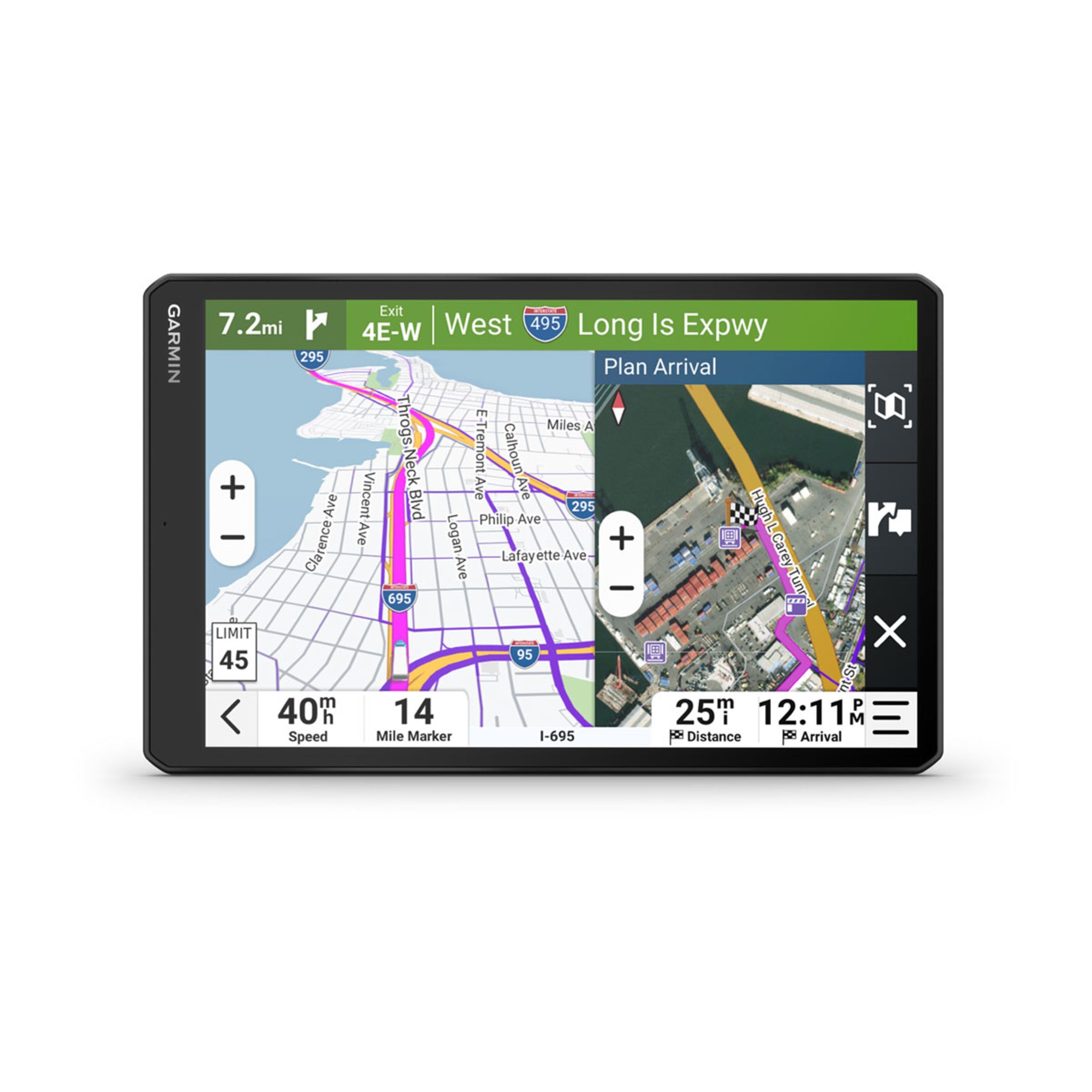 DēZl Otr720 - 10" Gps Truck Navigator With DēZl Headset 110 - Image 2